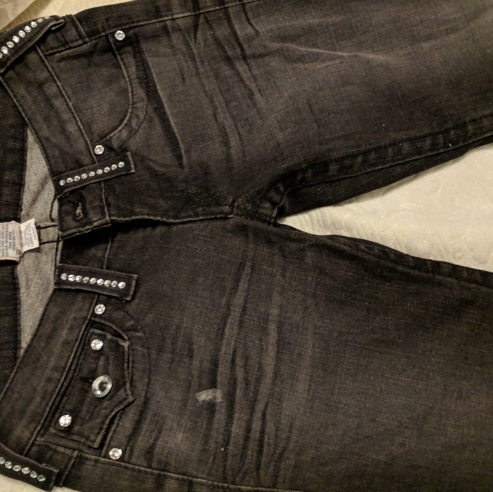 Pants jeans bejeweled